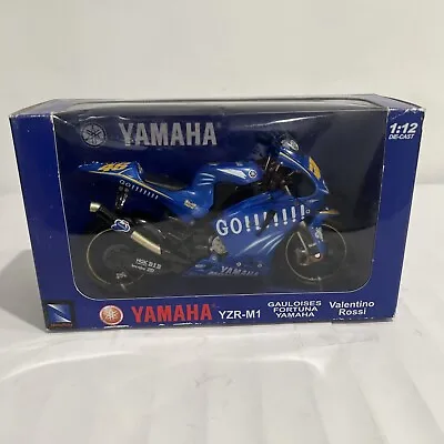 NewRay 1:12 2004 Yamaha YZR-M1 Gauloises Fortuna Yamaha Valentino Rossi • $49.99