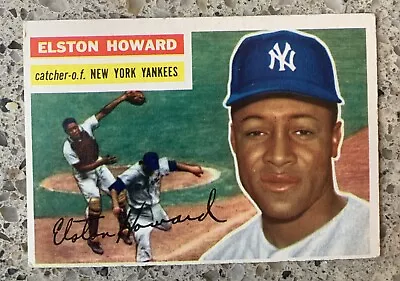 1956 Topps #208 Elston Howard Yankees VG/EX Vivid Color LOOK! • $19.95