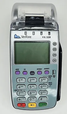 Verifone VX520 Credit Card Terminal Chip Reader Machine W/ Receipt  • $29.99