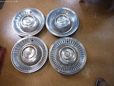 Wheel Covers Set Vintage 1963-1964? Cadillac Deville Fleetwood 15  Hubcaps  USED • $107.50