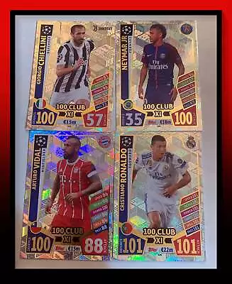 17-18 Topps Match Attax Champions League Trading Cards - 100 Club & Limited Ed • £3.50