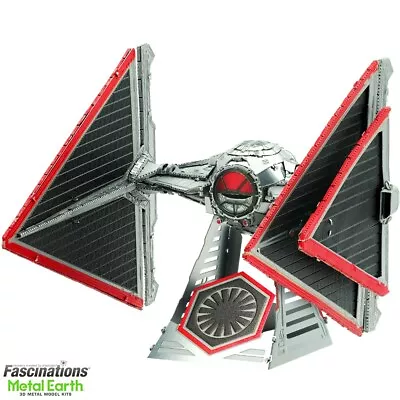 Metal Earth Star Wars Sith Tie Fighter Rise Of Skywalker 3D Model Building Kit • $31.90