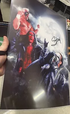 AEW Revolution 2024 Sting Last Match Signed Autograph Poster Print Authentic • $299.99