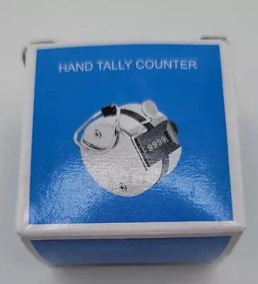 Tally Counter Hand Held 4 Digit Number Manual Clicker Plam Size Handy • $6.99