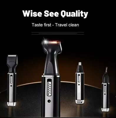 Mens Smart Trimmer Shaver Micro  3 In 1 Rechargeable  Beard  Eyebrow Nose... • $15