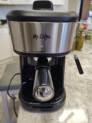 Mr. Coffee 4-Shot Steam Espresso Cappuccino And Latte Maker - Open Box • $28