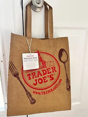 $13.95 • Buy Trader Joe's Washable Paper Reusable Grocery Bag