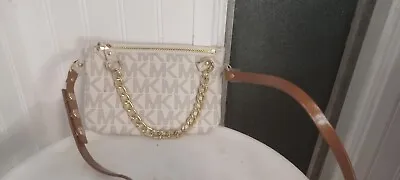 Michael Kors Purse W/Strap And Chain Monogram Great Condition • $29.93