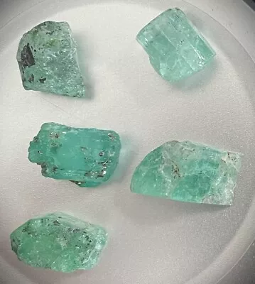 28.42 Carats Natural Colombian Emeralds **$250 Value** Rough / Uncut • $79.99