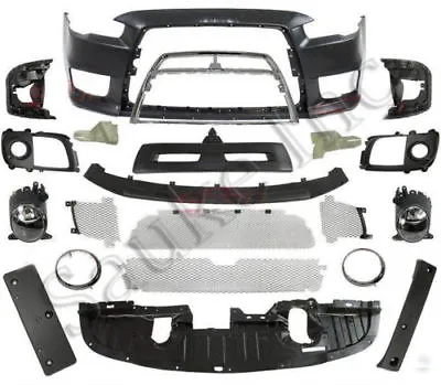  Front Bumper Cover Grille  Kit Fits  Lancer Evolution MR GSR 2008 -2015  • $591