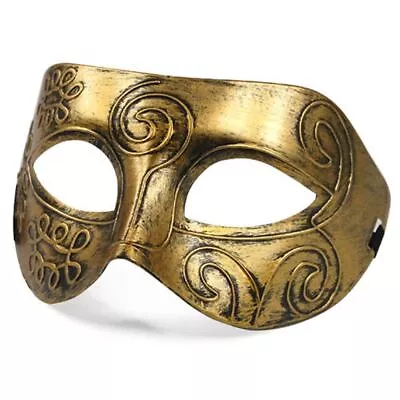 Masquerade Half Face Mask Ballroom Party Hen Do Stag Fancy Dress Men Venetian • £5.78