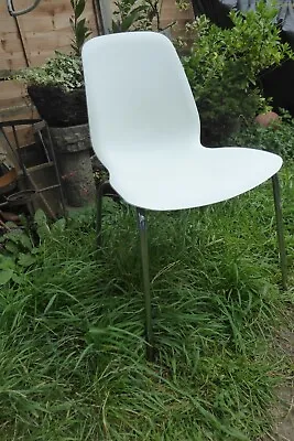 Ikea White Chair (or Pale Pink) Broringe Plastic Chrome Chair Collection Or Post • £20