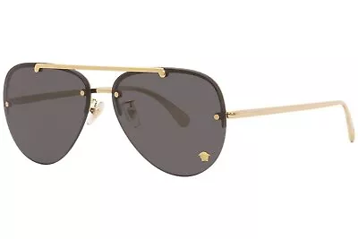 Versace VE2231 100287 Gold/Dark Grey Sunglasses • $129.99