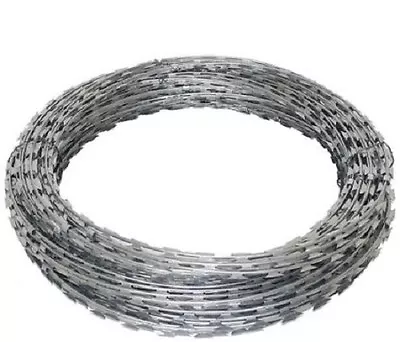 Galvanized Razor Wire-concertina Type-wire Mesh Fencing-inner Diameter 60cm • £151.28