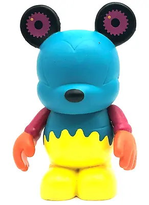 DISNEY Vinylmation - URBAN Series 5 - BLUE YELLOW GEARS BEAR - By: Quynh Kimball • $7.95