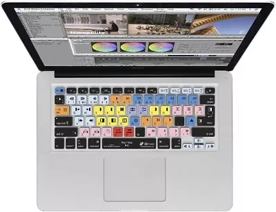 Keyboard Cover For MacBook Unibody (MC-M-CC-2)Clear With Colored Buttons • $15.99