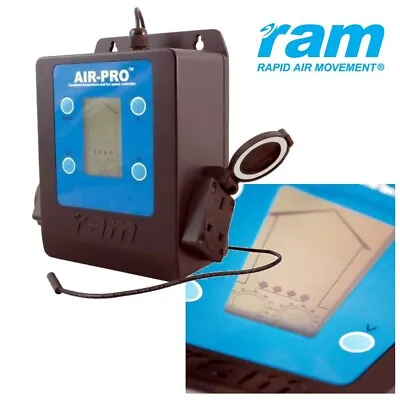 RAM Air Pro Twin Fan Speed Climate Controller Thermostat Digital Hydroponics • £104.99