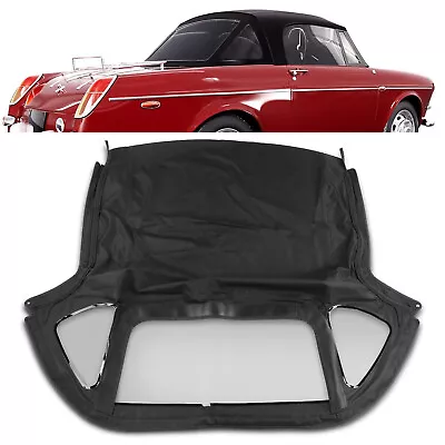 Convertible Soft Top For MG MGB 1971 1972-1980 Black W/ 3Pcs Plastic Windows • $239.99