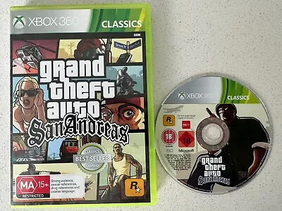 Grand Theft Auto San Andreas - Xbox 360 PAL - GTA San Andreas - Free Shipping! • $37.95