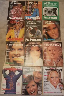 The New Ingenue Magazine 1974       All 12 Issues COMPLETE SET • $319.99