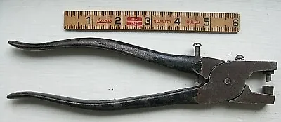 Vintage EYELET TOOL CO. BOSTON MASS. 9  LEATHER WORKING HOLE PUNCH  • $17.97