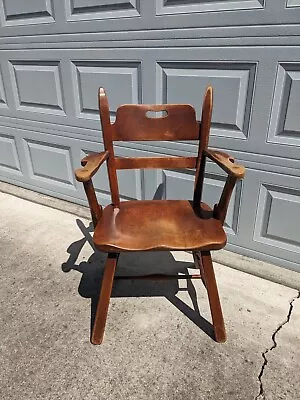 Rare Antique Cushman Colonial Creations Armchair By Herman De Vries (100% Maple) • $500