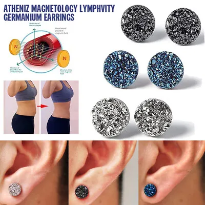 $9.86 • Buy Magnetic Weight Loss Slimming Earring Amo'Thea Stimulating Acupressure Therapy