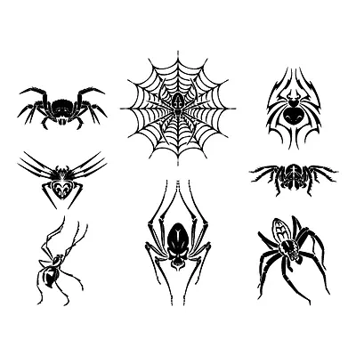 Spiders Clipart-vector Clip Art-vinyl Cutter Plotter Images &t-shirt Graphics Cd • $14.95