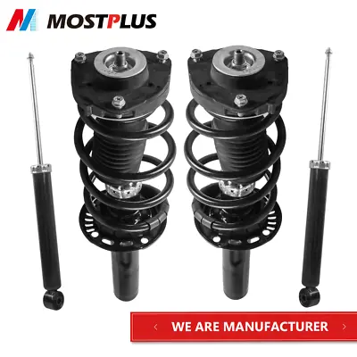 Set(4) Front+Rear Shock Absorber Struts Assembly For Volkswagen CC Passat Rabbit • $120.99