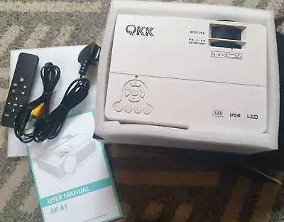 QKK AK-81 Mini Projector Portable • £45