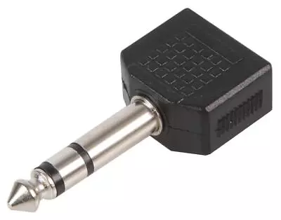 £2.49 • Buy 6.35mm To 2 X 3.5mm Headphone Adapter Mini Jack STEREO Y Splitter 6.3mm 1/4 Inch