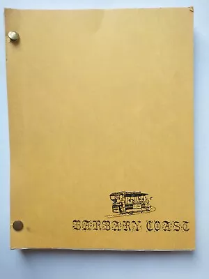 Barbary Coast (1978) Original William Lion Penzer Musical Script Sab Shimono • $29.95