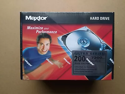 Maxtor 200GB Hard Drive 7200RPM ATA-133 New Retail Kit L01P200 • $39.99