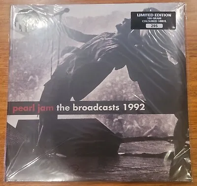 Pearl Jam The Broadcasts 1992 White Vinyl Numbered Limited To 500 2012 • $65