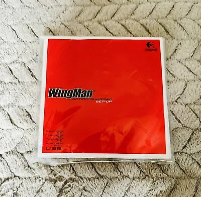 Logitech WingMan Action GamePad Original Set-Up Manual With CD 2001 - Ex. Cond • £1.75