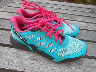 Salomon City Cross Womens  Blue Running Trail Trainer Shoes UK4 • £25