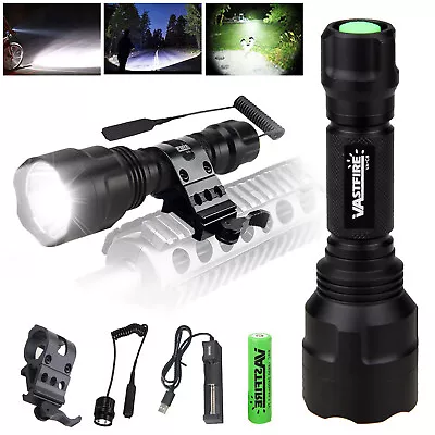 800YardTAC Light LED Hunting Flashlight Torch Rifle Quick Detachable QD20mm Rail • $16.99