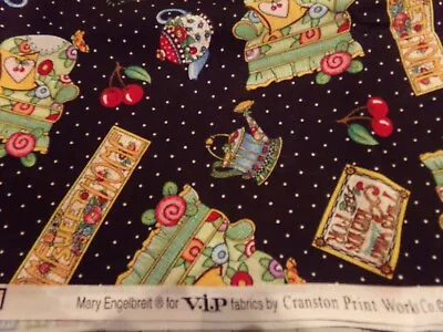 1 Yd X 44  Mary Engelbreit Thats What Friends Are For  Vintage 2000 Cotton #6262 • $12.89