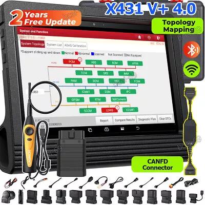 LAUNCH X431 PRO3S+ V+ Bidirectional Key Coding OBD2 Scanner Car Diagnostic Tool • $969