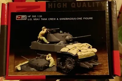 Hobby Fan 1/35 U.S. M5A1 Tank Crew & Sandbags One Figure Resin • $58.98