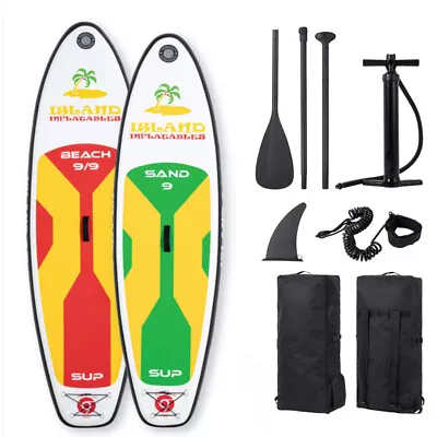 2 X SUP Package 1 X  9ft KID's 1 X 9.9ft MEDIUM INFLATABLE STAND UP PADDLE BOARD • $810