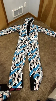 $80 • Buy OOSC One Piece Ski Suit Sport Snow Jumpsuit Overalls Snowboard Hooded 