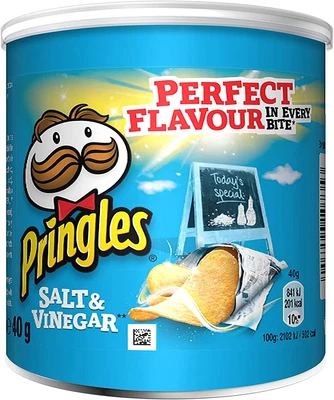 £21.80 • Buy Pringles Salt & Vinegar Crisps - 12x40g