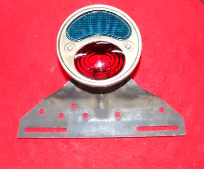 Vintage Model A Stop Tail Light Assembly W/License Plate Bracket • $299.99