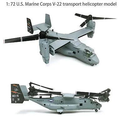 1:72 V22 Osprey Force US Marine Corps V22 Osprey Diecast Model • $66.99
