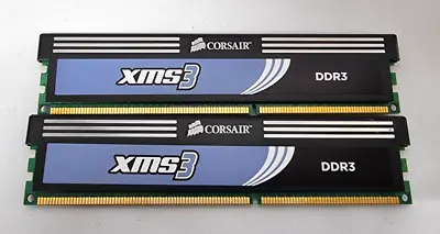 4GB 2 X 2GB Corsair XMS3 TW3X4G1333C9A DDR3-1333MHz 240-Pin Memory RAM • £7.99