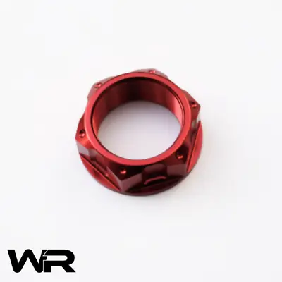 Probolt Red Stem Yoke Nut For Yamaha YZF-R6 600 1999-2019 • £21.99