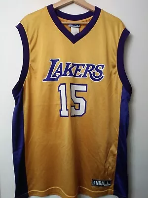 RARE  NBA  Los Angeles Lakers Ron Artest Jersey # 15 Mens Size XL Gold- Plz Read • $49.99