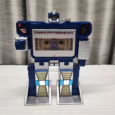 1985 Transformers G1 SOUNDWAVE Cassette Player WORKS Working Plays Music / Tapes • $300