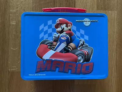 Mario Kart Wii Metal Lunch Box Blue • $24.99